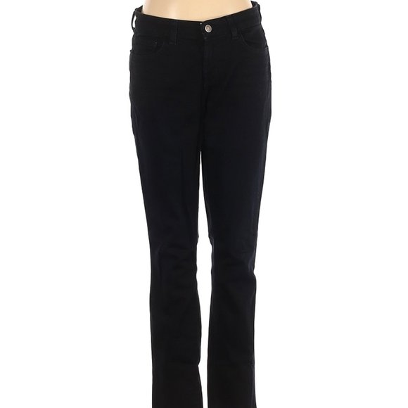 J Brand Jeans Pants Black Boot Leg Cut Mid Rise Waist Size 29 #442 - Picture 1 of 4